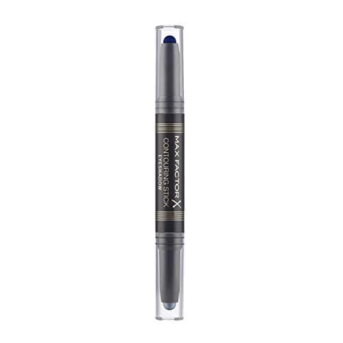 Image of Max Factor Contouring Stick Eyeshadow Silver Storm & Midnight Blue - Eyeshadow Pencil with Two Cool Shades for a Successful Eye Look - With Creamy Consistence
