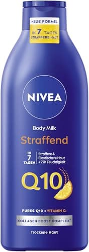 Image of NIVEA Q10 Firming Body Milk, Lotion for Firmer Skin & Improved Elasticity in 7 Days, Body Cream with Pure Q10, Vitamin C & Pleasant Orange Fragrance (400 ml)