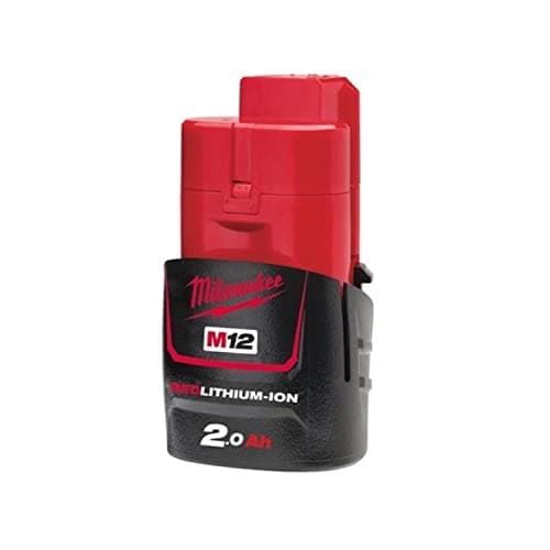 Image of Milwaukee M12B2 2.0Ah Lithium-Ion Battery - Red