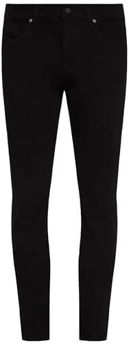 Image of 7 For All Mankind Men's Slimmy Rinse Black Jeans, 33 W