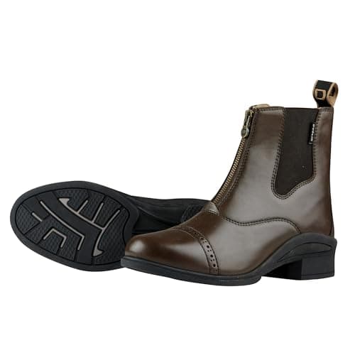 Image of Dublin Altitude Zip Paddock Boots, Brown, Adults 5