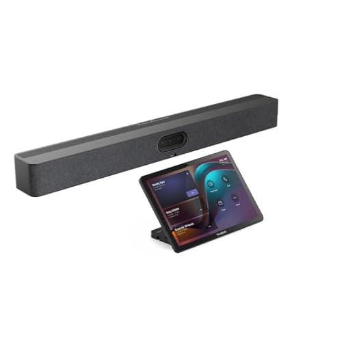 Image of Yealink MeetingBar A50-031 Video Collaboration System with CTP25 Touch Console, All-in-One Conference Bar, Triple 50MP Cameras, 4K Resolution, for Medium to Large Rooms