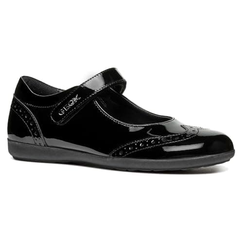 Image of Geox J IBERIDE Girl H, Girls’ Ballet Flat, Black,