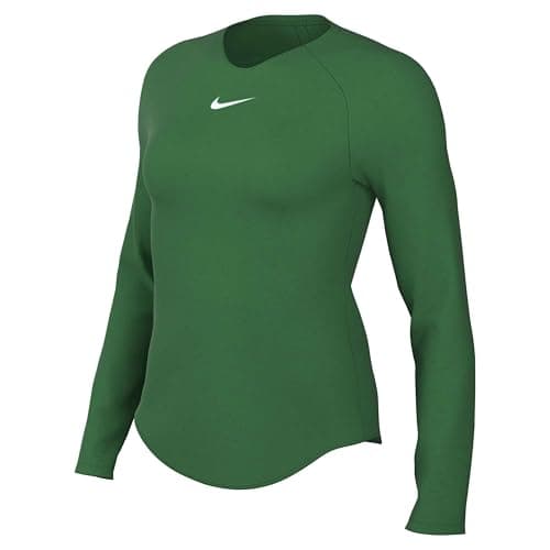 Image of NIKE AV2610-302 Dri-FIT Park First Layer T-Shirt Women's Pine Green/White Size S