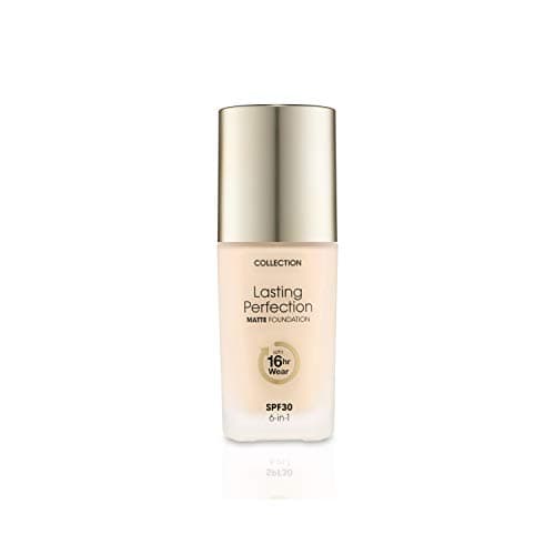 Image of Collection Cosmetics Lasting Perfection Matte Foundation, Full Coverage, 27ml, Cashew