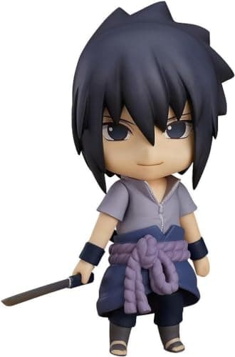 Image of GOODSMILE Naruto Shippuden Nendoroid PVC Action Figure Sasuke Uchiha 10 cm