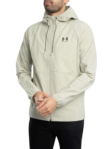 Image of Under Armour Men's Stretch Woven Windbreaker Jacket, Brown, S