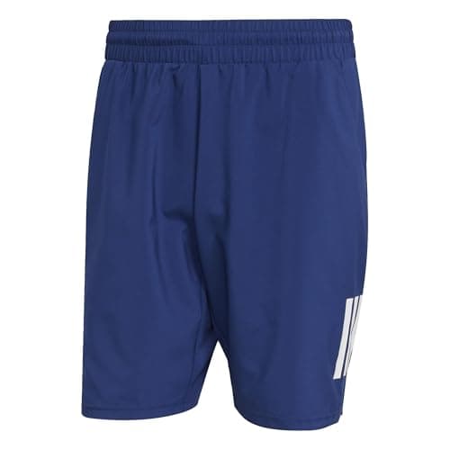 Image of adidas Men's Club Tennis Climacool 3-Stripes Shorts, Dark Blue, XL 7 inch