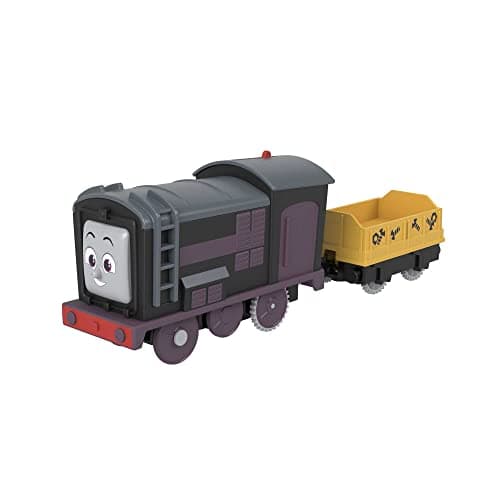 Image of Thomas & Friends Motorized Toy Train Diesel Battery-Powered Engine with Cargo for Preschool Pretend Play Ages 3+ Years, HDY64