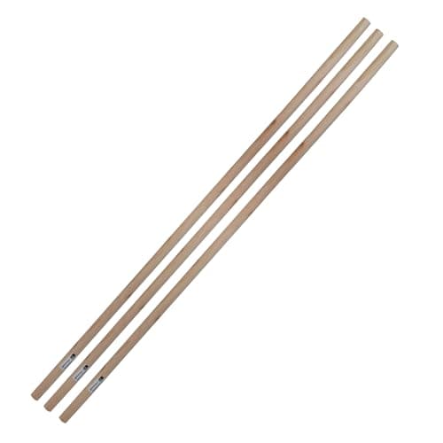Image of KMJ® Wooden Broom Handle (3 - Count) – Sturdy Wood Pole for Brooms, Mops & Brushes – Durable Wooden Handles for Tools and Cleaning Equipment - (Size 120 X 2.3 Cm)