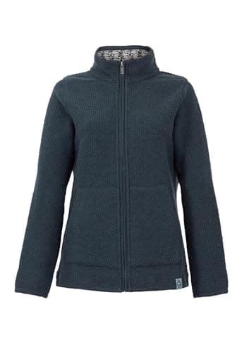 Image of Weird Fish Sontee Full Zip Macaroni Sweatshirt Navy Size 16. (Jumper/Sweater/Fleece)