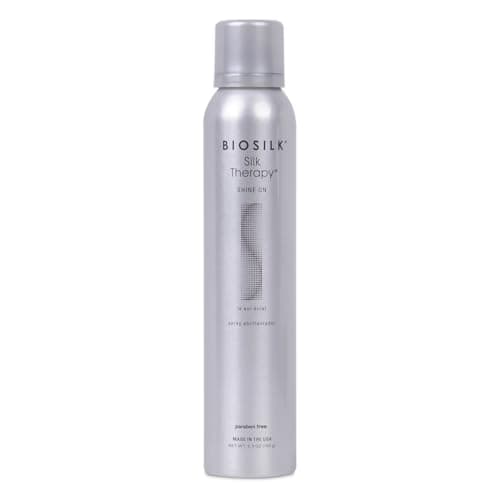 Image of Mizuno Biosilk Therapy Shine On Spray | Shine Spray for Hair and Skin | Anti Frizz, UV Protection | Silk Infused, Natural Ingredients |150 g 157 ml