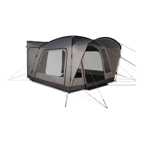 Image of KAMPA Roam Low Drive Away Awning for Campervans (180–210cm) – Lightweight Poled Touring Awning with Sewn-In Groundsheet, Canopy & Large Windows