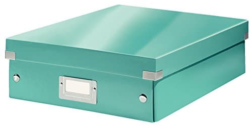 Image of Leitz Organiser Box, Click and Store Range 60580051 - Medium, Ice blue