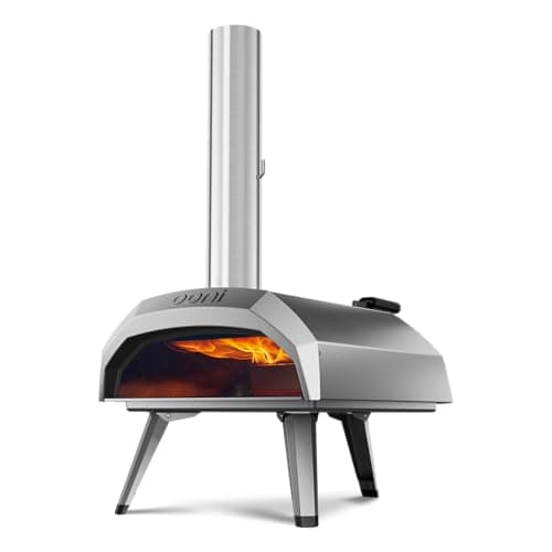 Image of Ooni Karu 12 Multi-Fuel Outdoor Pizza Oven – Makes 12" Pizzas in 60 Seconds, Portable Wood and Gas Fired Oven with Pizza Stone, Reaches High Temperatures of 500°C