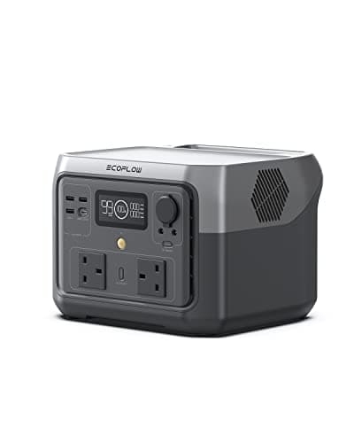 Image of ECOFLOW Portable Power Station RIVER 2 MAX, 512Wh LiFeP04 Battery/ 1 Hour Fast Charging, Up To 1000W Output, Solar Generator (Panel Not Inc.) for Outdoor Camping/RVs/Home Use
