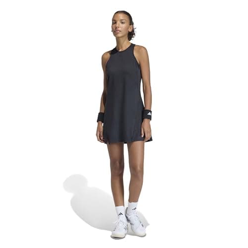 Image of adidas Women's Club Tennis Climacool Dress, Black/Black, M