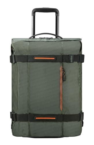 Image of American Tourister Urban Track - Travel Bag/Backpack with 2 Wheels S, 55 cm, 45.5 L, Dark Khaki