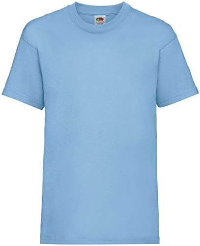 Image of Fruit of the Loom Childrens/Kids Unisex 65/35 Pique Polo Shirt (3-4) (Sky Blue)
