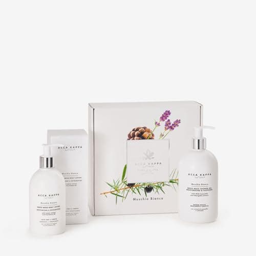 Image of Acca Kappa White Moss Gift Set of Shower Gel, 500 ml and Body Lotion, 300 ml