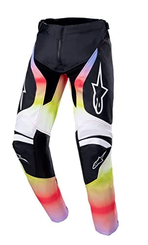 Image of Alpinestars Racer Semi Youth Motocross Pants, black/yellow/red, 28