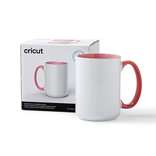 Image of Cricut Beveled Ceramic Blank Mug | Miami | 425ml (15oz) | 1 x Infusible Ink Sublimation Mug | for use with All Cutting Machines