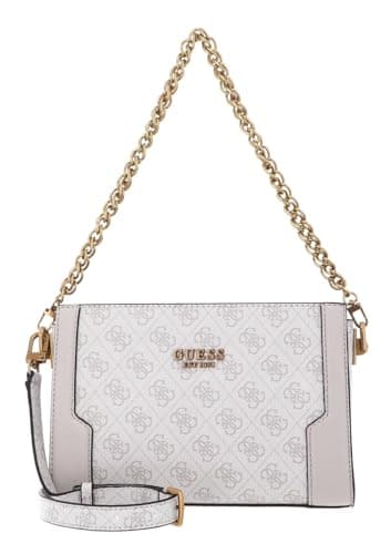 Image of GUESS HWSV8988120 Women's Ajiona 4G Logo Mini Crossbody Totes (Light Pink, One Size)