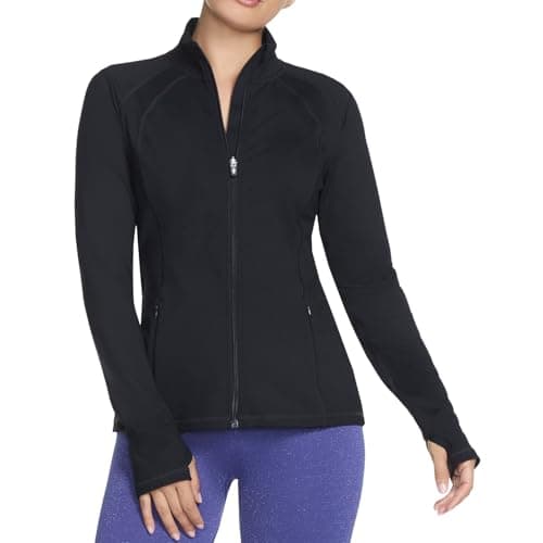 Image of Skechers Womens Gowalk Jacket, Bold Black, M UK