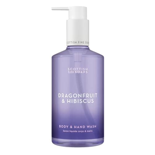 Image of Scottish Fine Soaps Dragonfruit & Hibiscus Body & Hand Wash 300ml Skin Smoothing Cleanser with AHAs PHAs and Panthenol