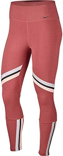 Image of NIKE One Icon Clash 7/8 Tight Women's Tight, Cedar/Metallic Silver/Black, X-Small
