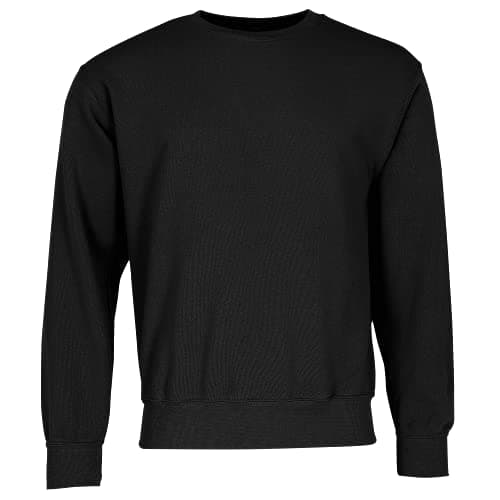 Image of Fruit of the Loom Men's Set-in Classic Sweater, Black, L UK