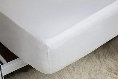 Image of Belledorm 400 Thread Count Single Ply Egyptian Cotton Single Bed Deep Fitted Sheet 38cm Deep in Ivory