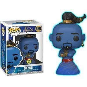 Image of Pop! Disney Aladdin 539 Genie Glows in The Dark