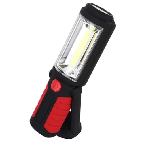Image of Marco Paul LED Work Light - 3W COB + 1W Torch, 360° Hook, 180° Rotation, Magnetic Base, Battery Operated, Portable Flashlight for Camping, Emergency, Auto Repair and Home Use