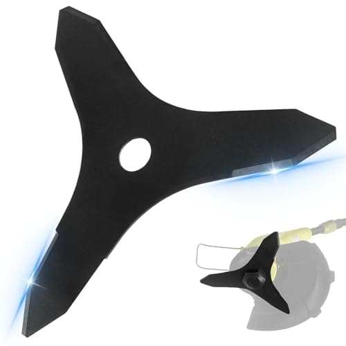 Image of XINKE ABB1203 3-Teeth Metal Blade for EGO 56-Volt Lithium-ion Cordless Commercial String Trimmer STX3800 and 12” Brush Cutter Attachment BCA1220