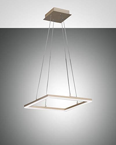 Image of Fabas Luce Bard LED Integrated Pendant Ceiling Light Light Gold Matt Glass