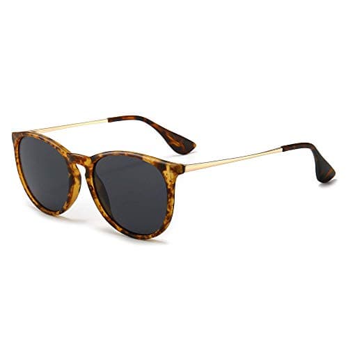 Image of SUNGAIT Vintage Round Sunglasses for Women Men Classic Retro Designer Style