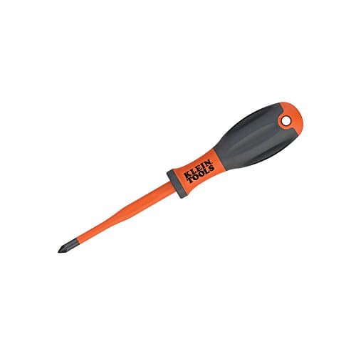 Image of 100 mm VDE Insulated Screwdriver, PoziDriv® #2 Klein Tools 32247INS