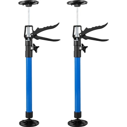 Image of 2Pcs Telescopic Quick Support Rod Adjustable 50-115cm 3rd Hand Support System Heavy Duty 40KG Capacity Support Pole Non-Slip Door Frame Strut Telescopic Prop for Plasterboard Drywall (50-115cm)