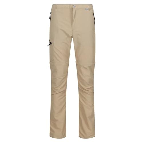 Image of Regatta Men's Highton Zip Off Walking Trousers Beige