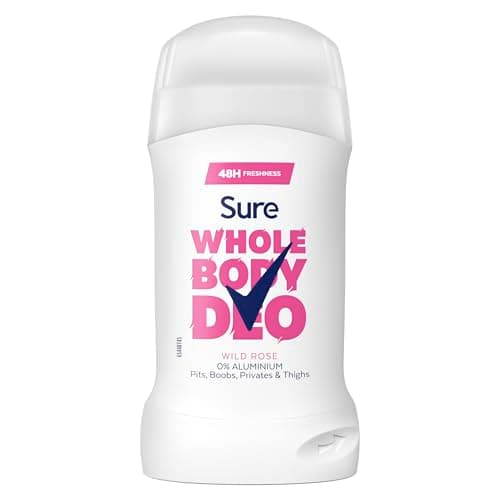 Image of Sure Wild Rose Whole Body Deodorant women's deodorant stick with a fresh & floral fragrance for 48-hour odour control 50 ml