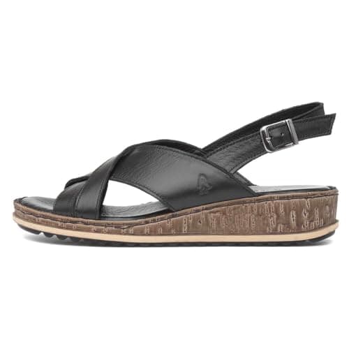 Image of Hush Puppies Elena, Women’s Sling Back Sandals, Black (Black Black), 5 (38 EU)