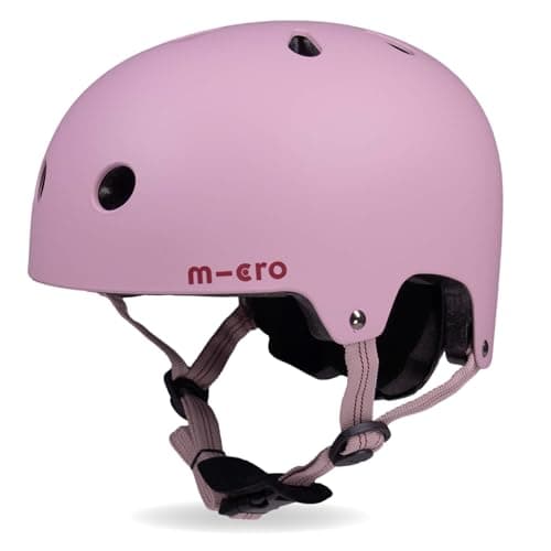 Image of Micro Scooters | Bike/Scooter Deluxe Children's Helmet | Cycling Accessories | Adjustable Headwear | Boys & Girls | 48-54cm | Rose Pink