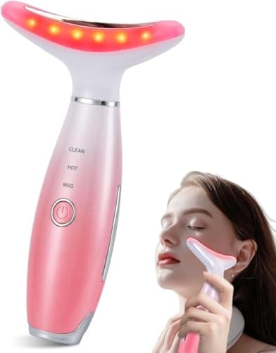 Image of LATME Facial Massager,Neck Face Massager Tool,3 Mode Massage with Heat,Portable Beauty Instrument for Skin Care Women Gift