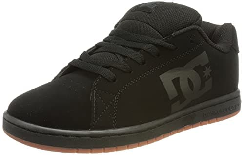 Image of Dc Shoes Men's Gaveler-Leather Shoes Sneaker, Black Gum, 10 UK