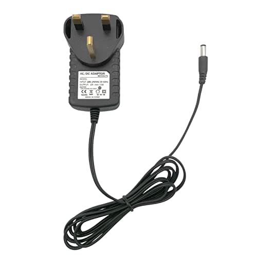 Image of myVolts 12V power supply adaptor compatible with Atomos Ninja Cast Field recorder - UK plug