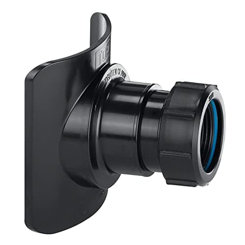 Image of McAlpine BOSSCONN110 TBL Mechanical Soil Pipe Boss Connector - Black