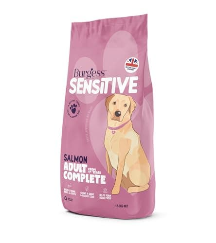 Image of Burgess Sensitive Dry Dog Food Salmon, 12.5 kg