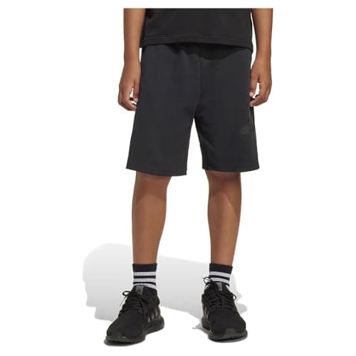 Image of adidas Future Icons Logo Above Knee Sweat Shorts 7-8 Years Black
