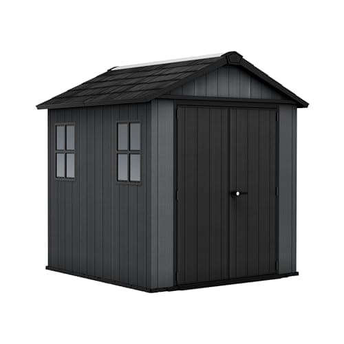Image of Keter Newton 757 Garden Shed - 223.8 x 230 x 246 cm - Grey